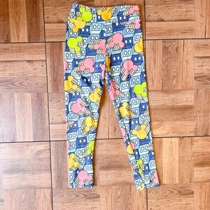KIDS S/M Lularoe Mickey Mouse Heads Disney Leggings